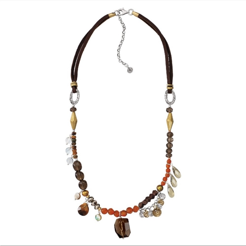 Sterling Silpada Mixed Metal Bead Necklace, Spice of Life